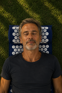 Tapis d'Acupression NORA – Bleu Marine | Bien-être & Relaxation